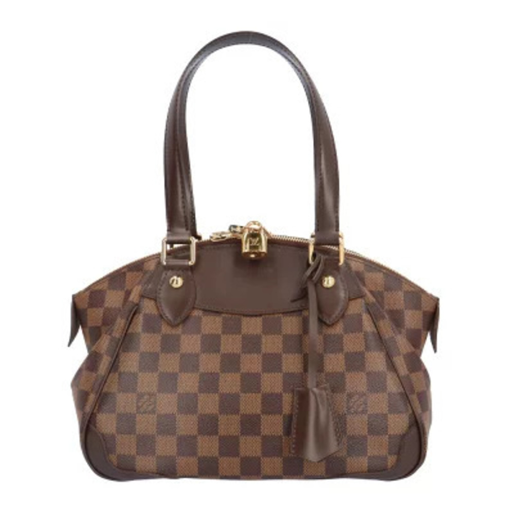 Louis Vuitton Verona Damier Handbag Canvas Brown